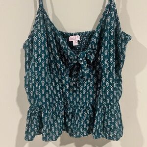 Patrons Of Peace Womens Crop Top Blouse